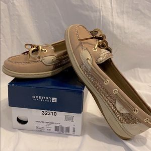Sperry Topsider angelfish linen/gold glit